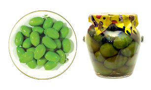 Olive Bella di Cerignola verde