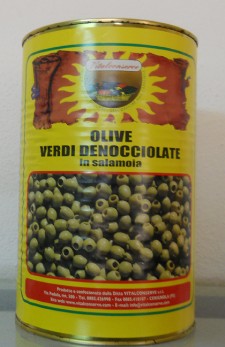 Olive denocciolate verdi